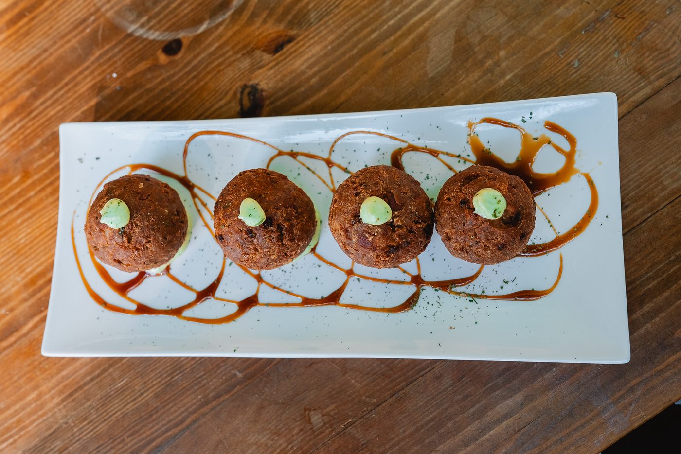 Bolinho de feijão crocante